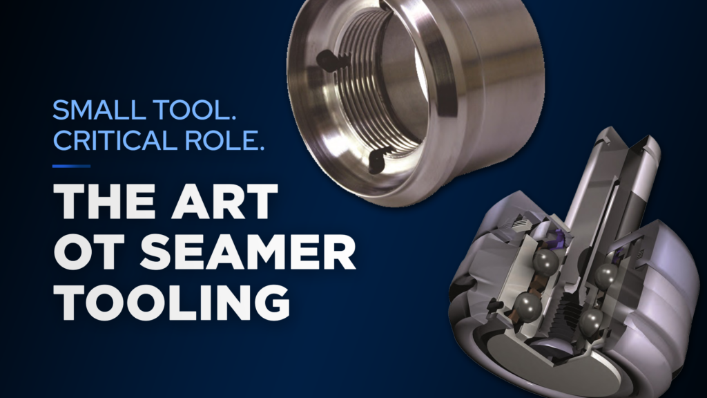 Seamer tooling ensuring leak-proof can packaging